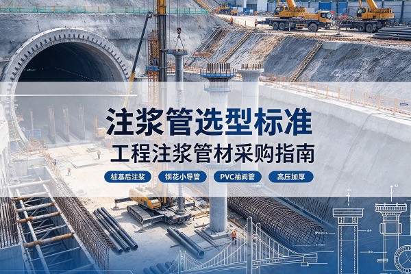 南宁注浆管选型标准