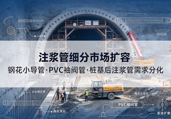 南宁注浆管细分市场扩容，隧道钢花小导管、PVC 袖阀管、桩基后注浆管需求分化
